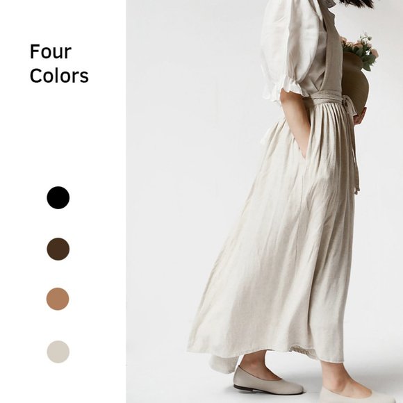 Cotton Dress Apron - Picture 3 of 10